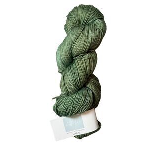 Little Fox Vixen On the Moor Green Fingering Weight Superwash Merino/Silk yarn